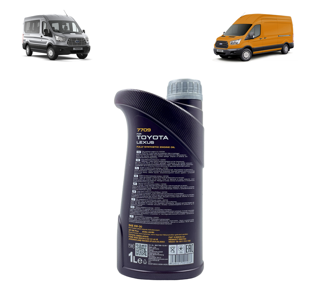 ACEITE MOTOR 5W30 SINTETICO 1L FORD MAZDA RANGER : TRANSIT : BT50 13-24 2.2 : 3.2 MANNOL  4.webp