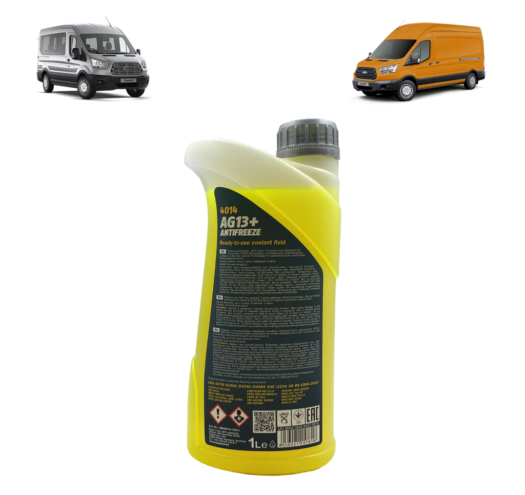 LIQUIDO REFRIGERANTE MANNOL G13+ 1L  FORD MAZDA RANGER : TRANSIT : BT50 13-24 2.2 : 3.2 MANNOL 4.webp