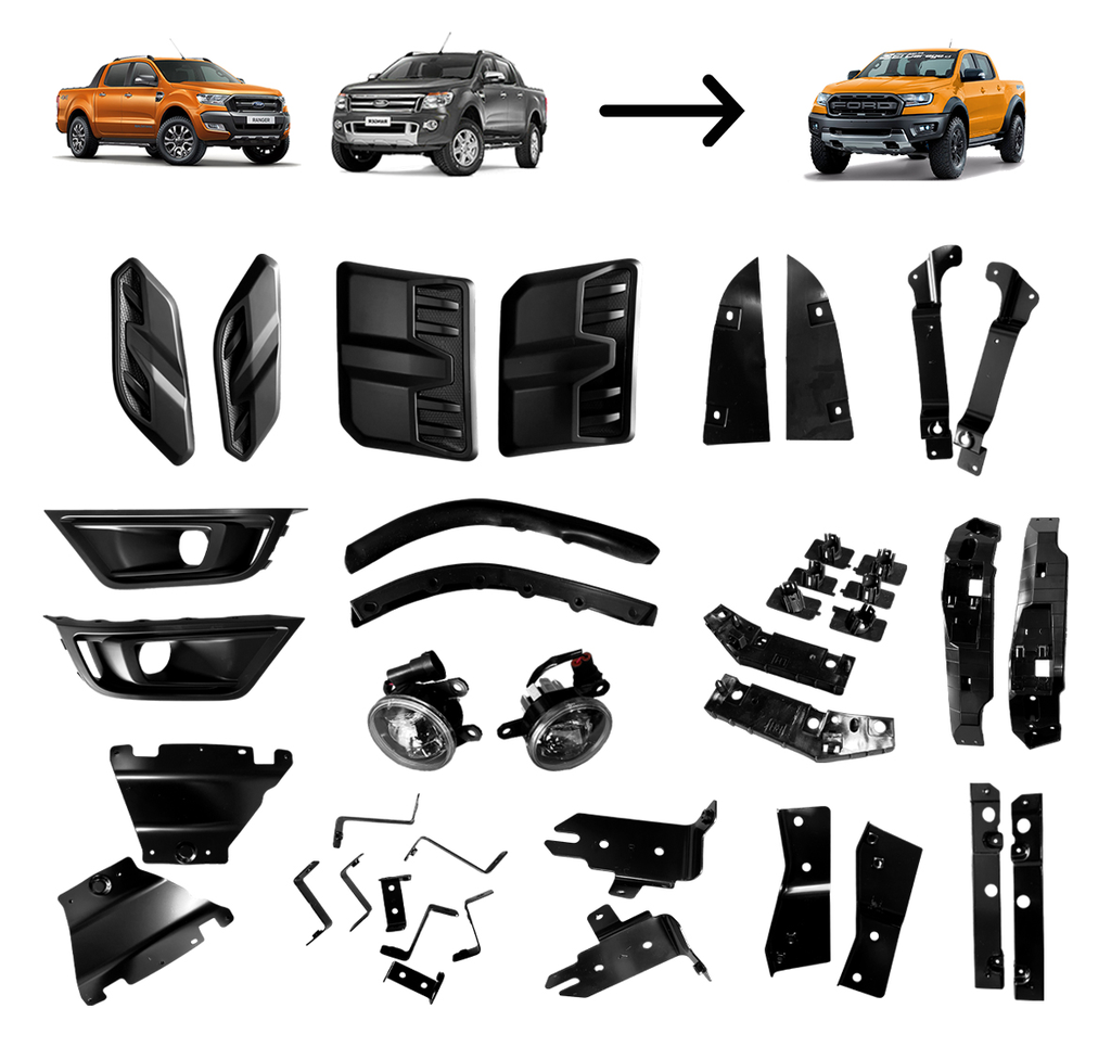 27158370 BODY KIT RAPTOR 2025 FORD RANGER 13-22 2.2 : 3.2 ALTERNATIVO 12.webp
