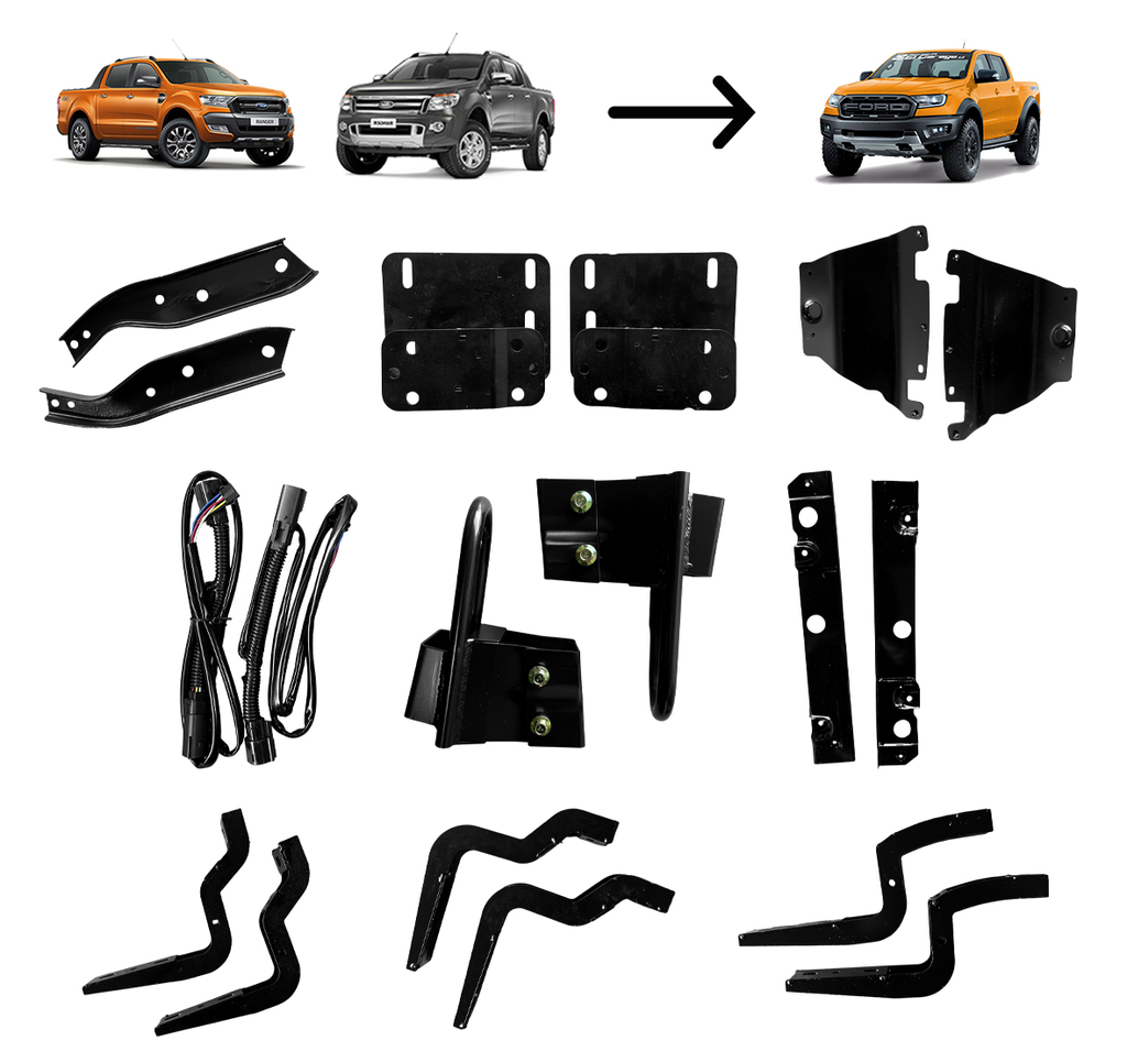 27158370 BODY KIT RAPTOR 2025 FORD RANGER 13-22 2.2 : 3.2 ALTERNATIVO 7.webp