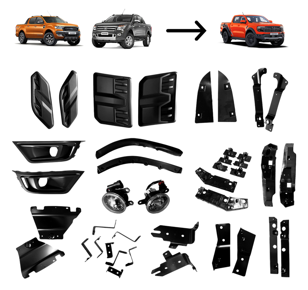 27158370 BODY KIT RAPTOR 2025 FORD RANGER 13-22 2.2 : 3.2 ALTERNATIVO 12.webp