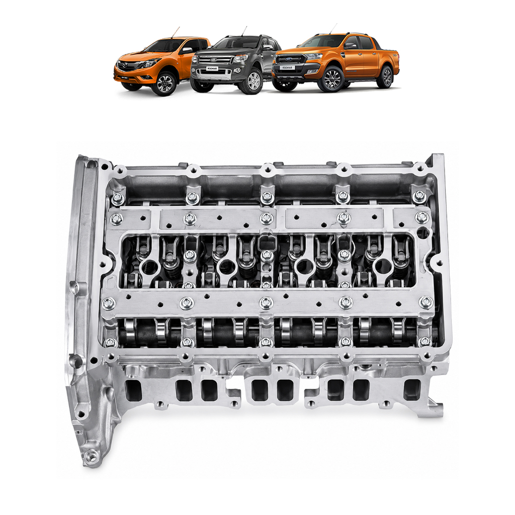 CULATA COMPLETA (VALVULAS+TAQUIES +BALANCINES) 2.2 RANGER / TRANSIT / BT50 13-22