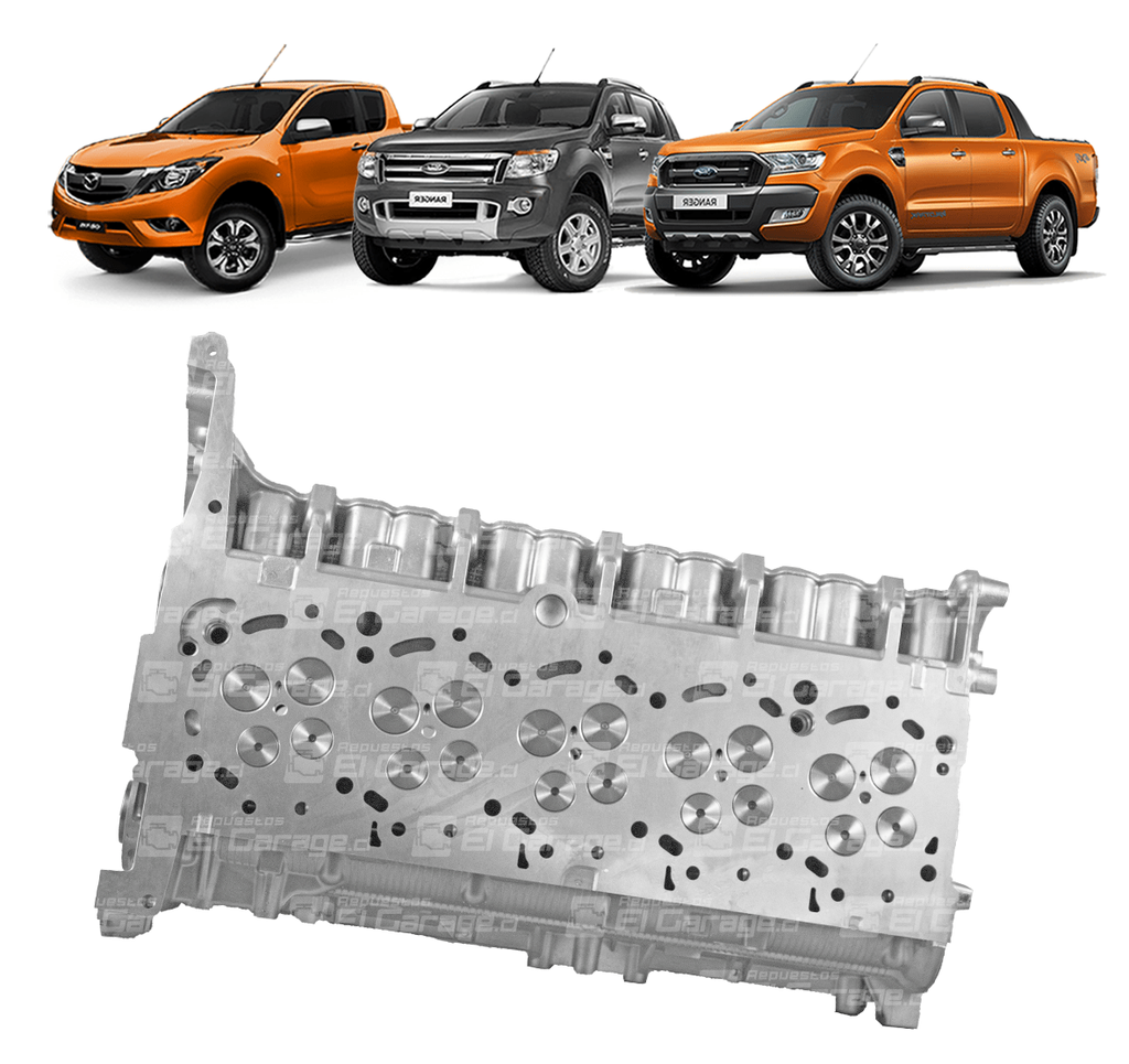 CULATA COMPLETA (VALVULAS+TAQUIES +BALANCINES) 3.2 RANGER / BT50 13-22