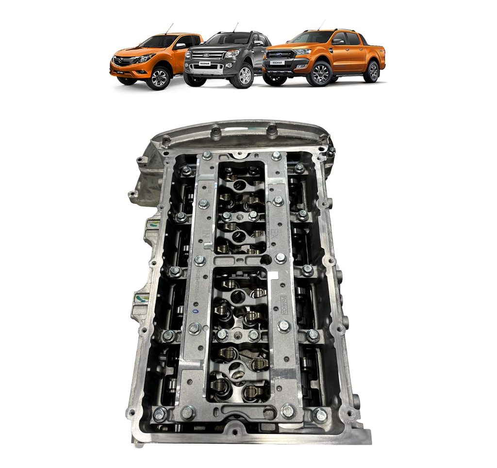 CULATA COMPLETA (VALVULAS+TAQUIES +BALANCINES) 2.2 RANGER / TRANSIT / BT50 13-22