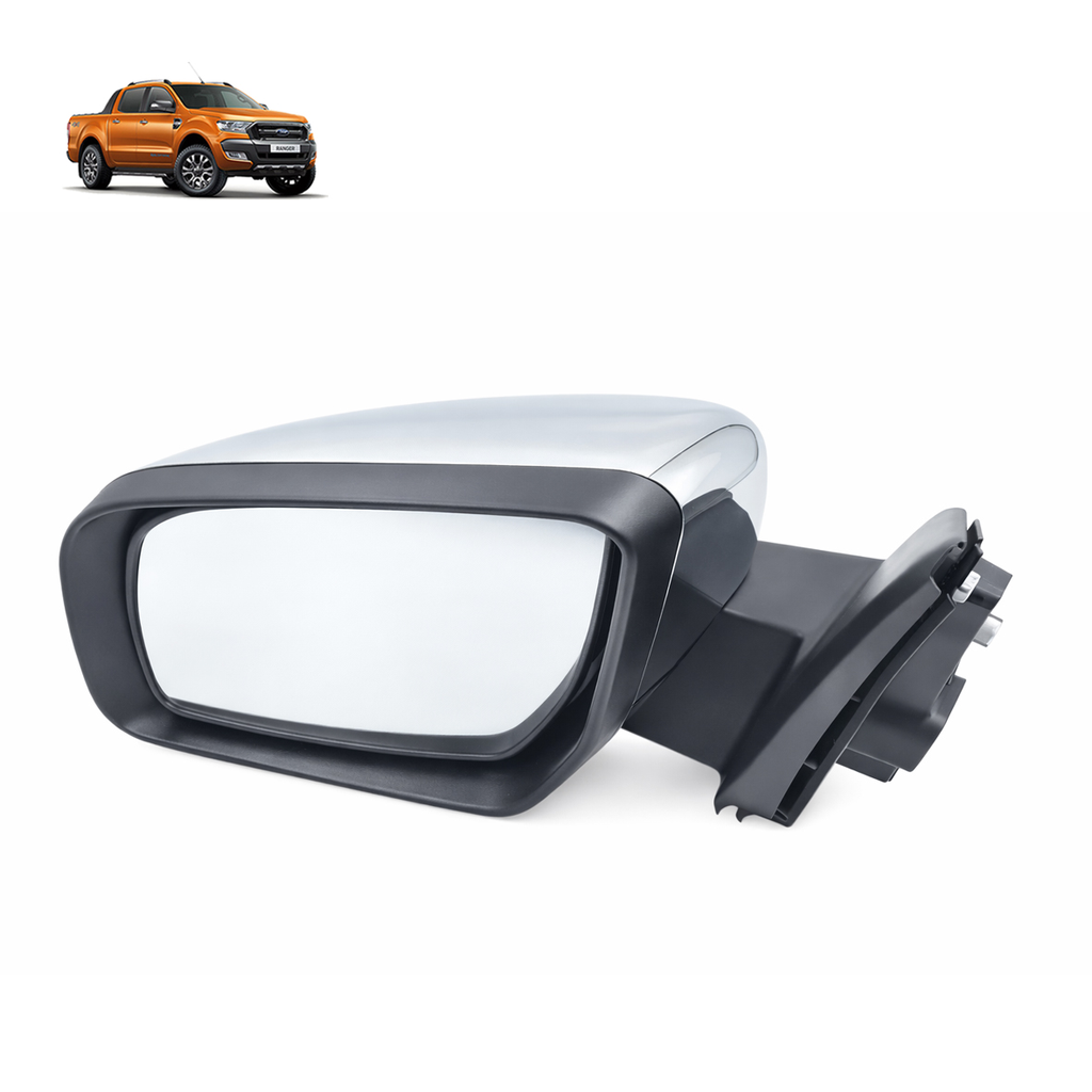 ESPEJO RETROVISOR ELECTRICO CROMO CON LUZ PILOTO