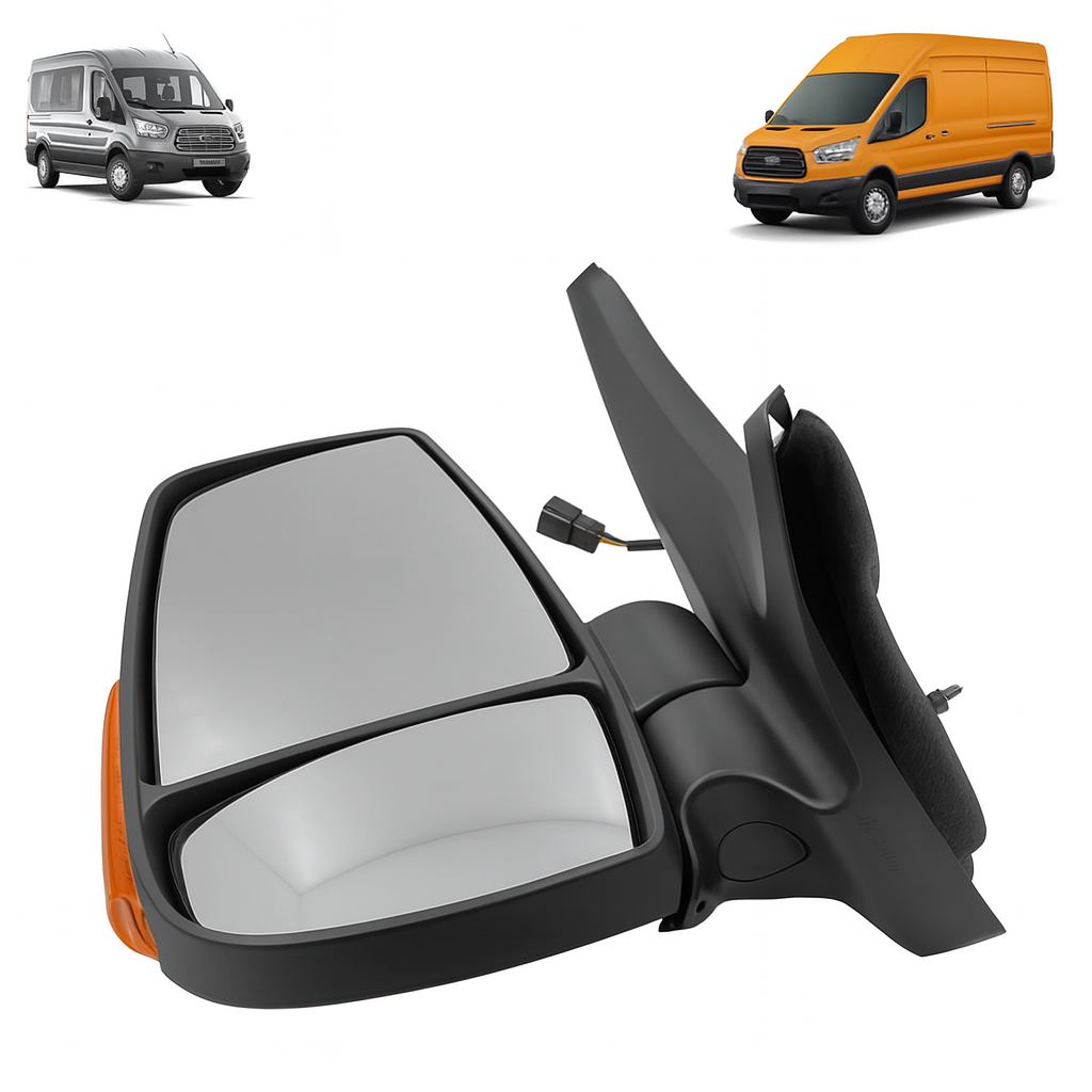 ESPEJO RETROVISOR ELECTRICO LUZ AMBAR PILOTO 2.2 TRANSIT 14-23