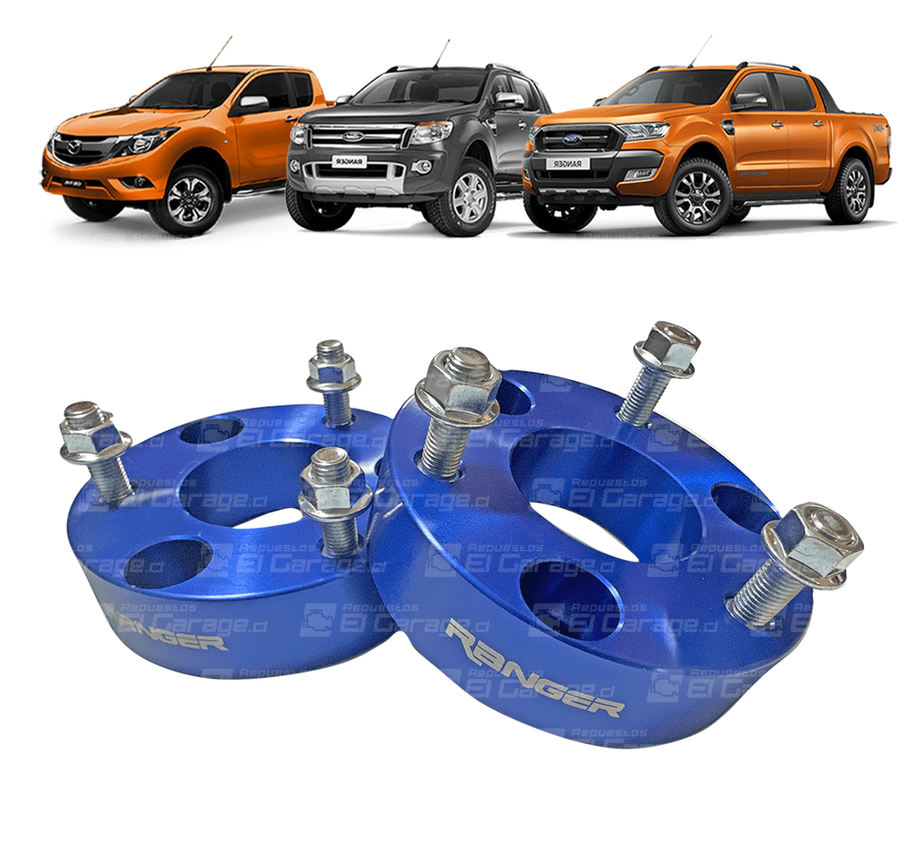 KIT LEVANTE 2" DELANTERO ALUMINIO 2.2 / 3.2 RANGER / BT50 13-22