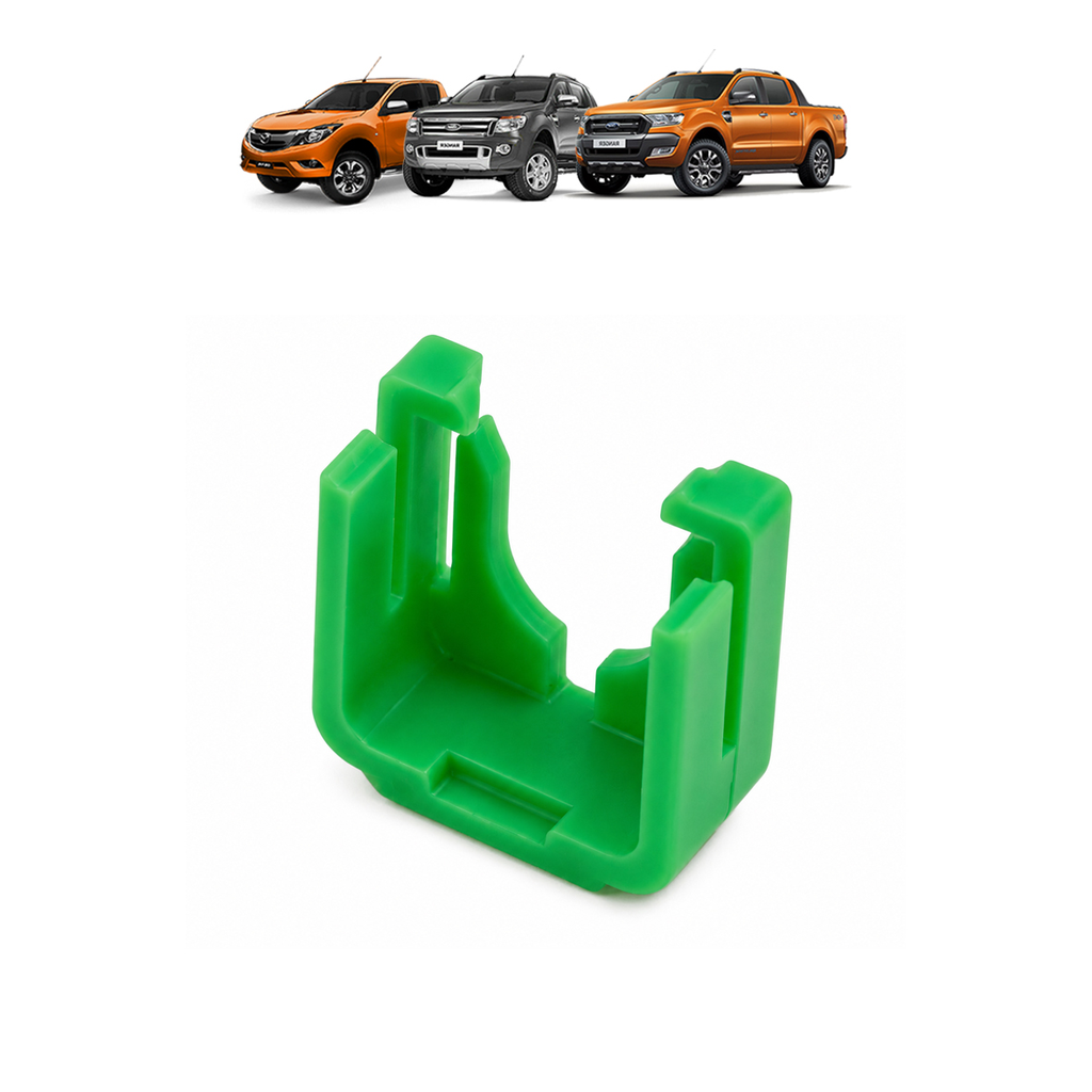CLIP MANGUERA COMBUSTIBLE PORTAFILTRO INFERIOR VERDE 2.2 / 3.2 RANGER / TRANSIT / BT50 13-22