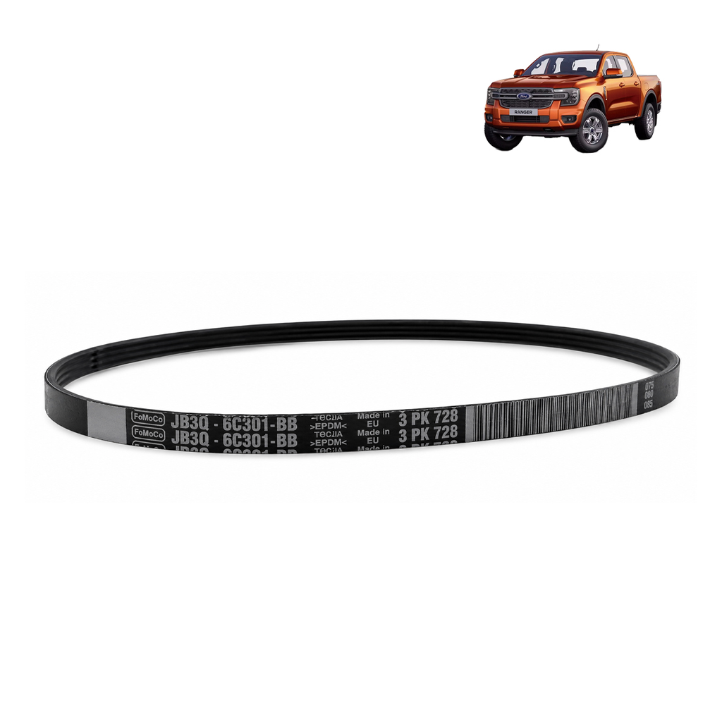 CORREA BOMBA DIRECCION 3PK728 2.0 RANGER 18-24