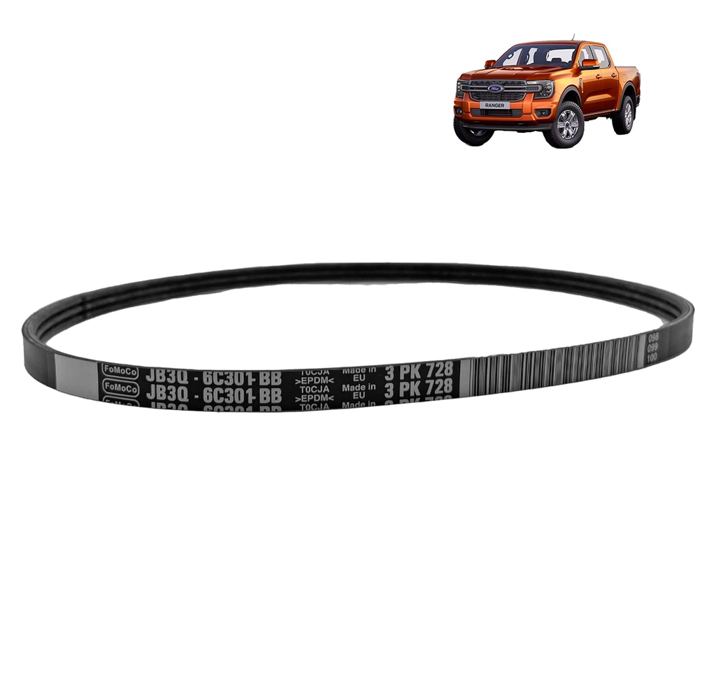 CORREA BOMBA DIRECCION 3PK728 2.0 RANGER 18-24