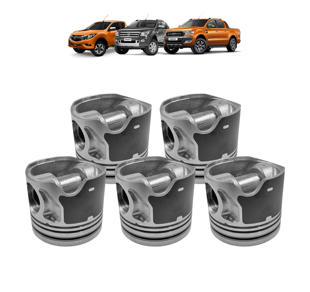 PISTON KIT (x5) STD 3.2 RANGER / BT50 13-22