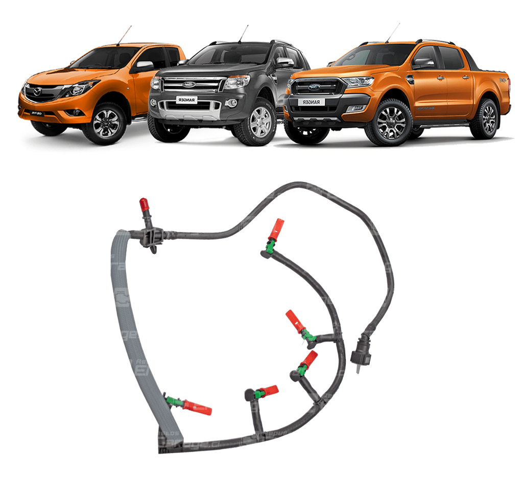 MANGUERA RETORNO INYECTORES 3.2 RANGER / BT50 13-22