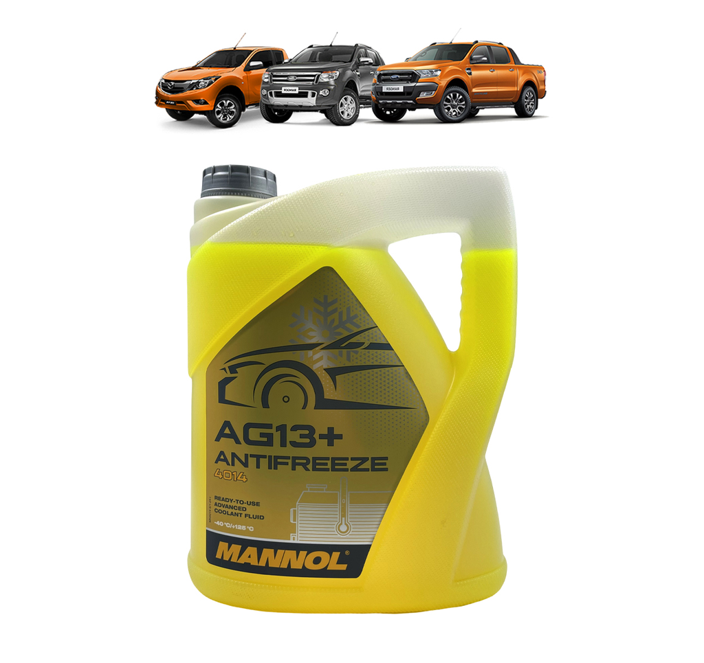 LIQUIDO REFRIGERANTE MANNOL G13+ 5L  2.2 / 3.2 RANGER / TRANSIT / BT50 13-24
