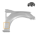 (OUTLET #372842) TAPABARRO DELANTERO COPILOTO 2.2 / 3.2 FORD RANGER 12-16