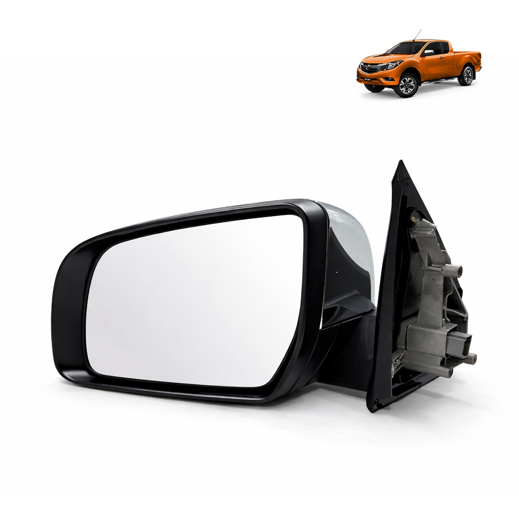 ESPEJO RETROVISOR (7 PINES) CROMO CON LUZ PILOTO