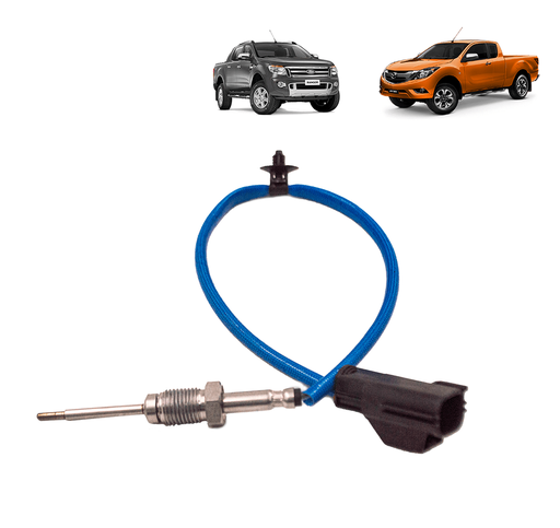 [1643399784735] SENSOR TEMPERATURA DPF AZUL CORTO 2.2 / 3.2 RANGER / BT50 13-16