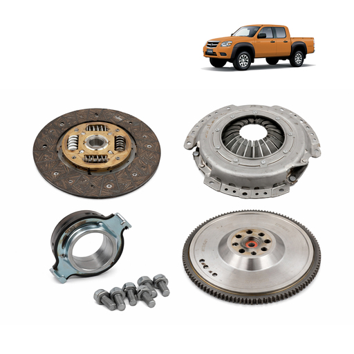 [66420322723736] KIT EMBRAGUE (VOLANTE RIGIDO ROD DISCO PRENSA PERNOS) 2.5 BT50 07-12