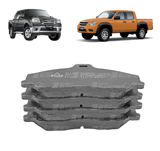 [1653493081130] PASTILLAS FRENO DELANTERAS SENSOR 2.5 RANGER / BT50 07-12