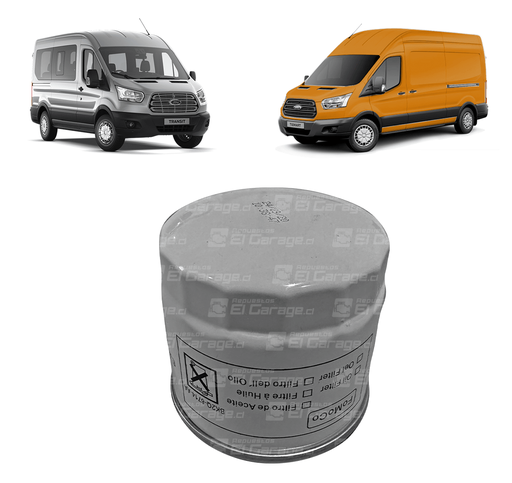 [67698744092210] FILTRO ACEITE METALICO 2.2 TRANSIT 14-23