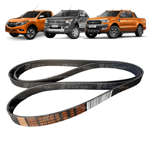 [RTB0103] CORREA ACCESORIOS 7PK3103 3.2 RANGER / BT50 13-22
